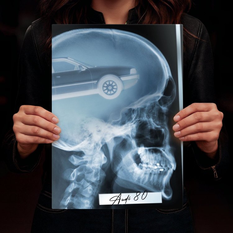 Audi 80 B4 Sedan X-ray Rentgen