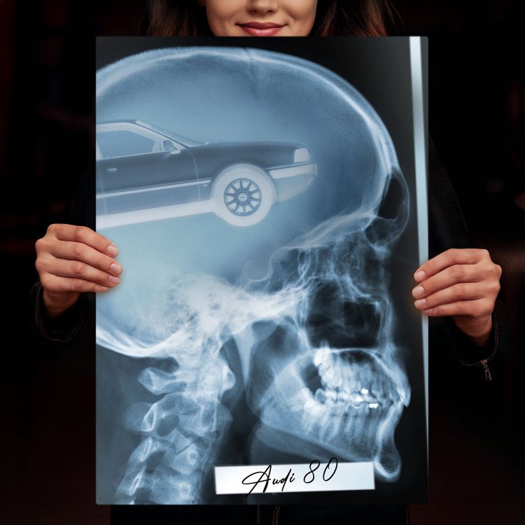 Audi 80 B4 Sedan X-ray Rentgen