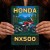 Honda NX500 Retro Pixel Art