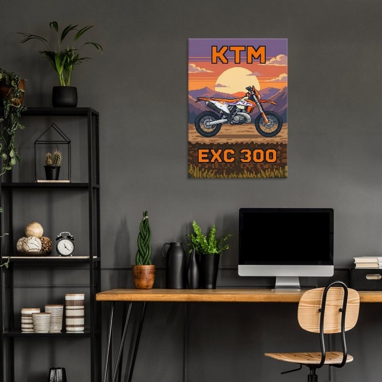 KTM EXC 300 Retro Pixel