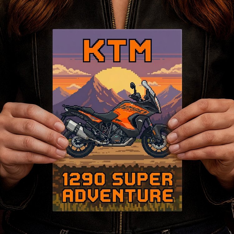 KTM 1290 SUPER ADVENTURE Retro Pixel