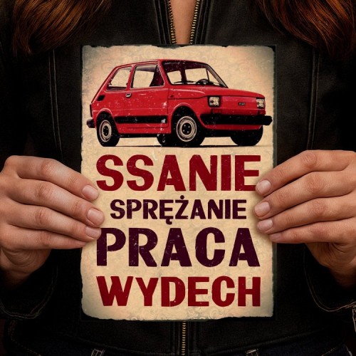 Fiat Maluch 126p Praca