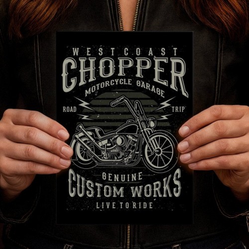 Motocykl chopper