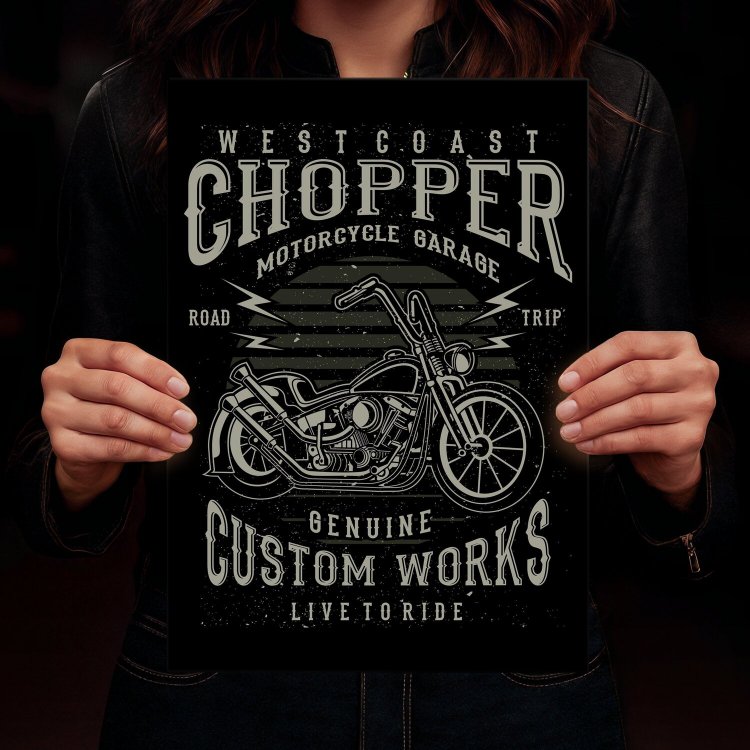 Motocykl chopper