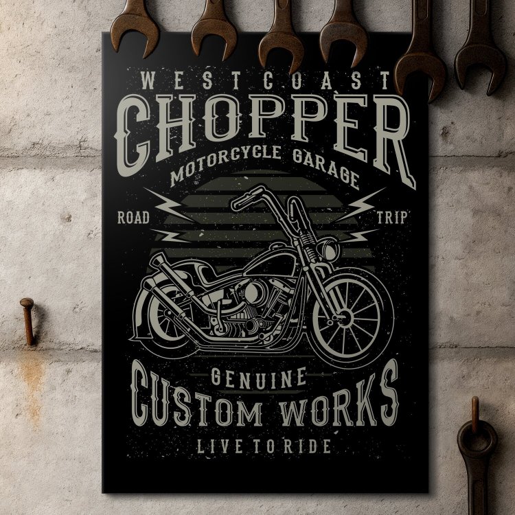 Motocykl chopper