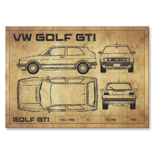 Golf GTI drawing