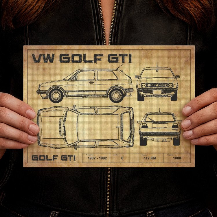 Golf GTI drawing
