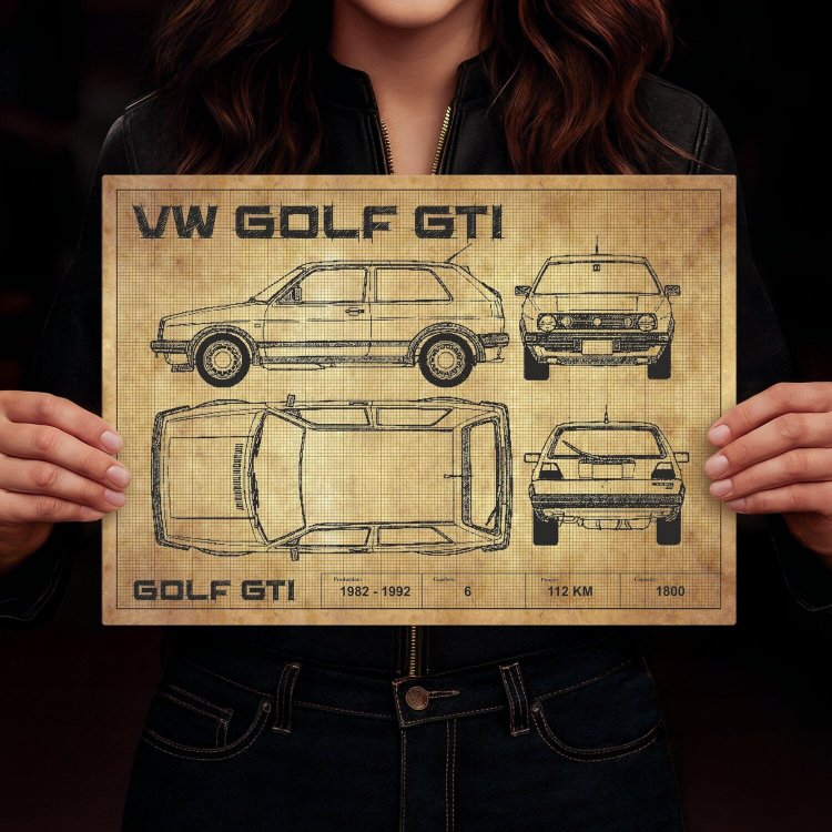 Golf GTI drawing