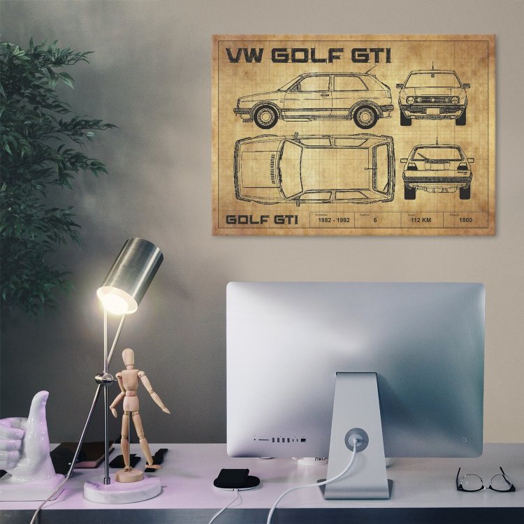 Golf GTI drawing