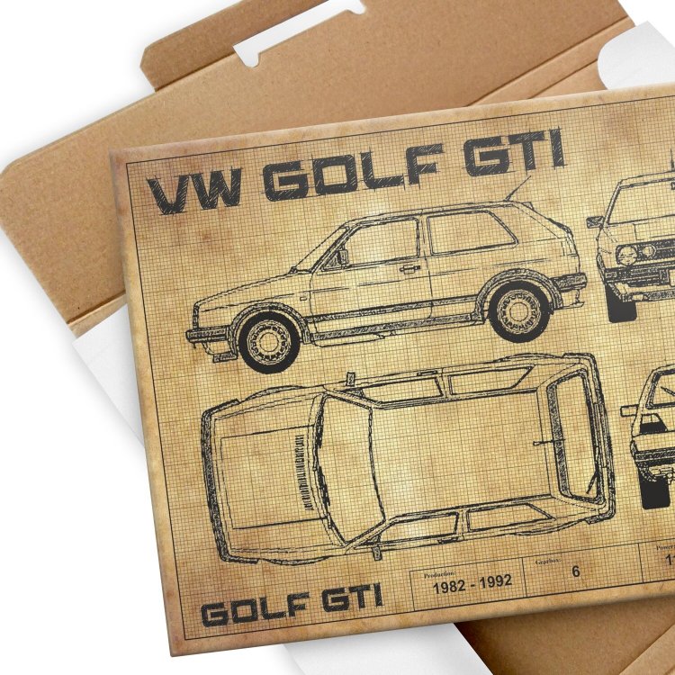 Golf GTI drawing