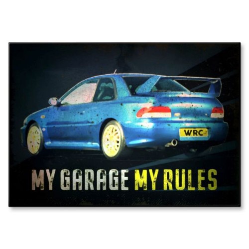 My garage My rules Impreza