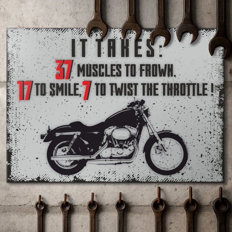 motorcycle takes