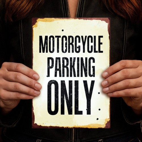 motorcycle parking only