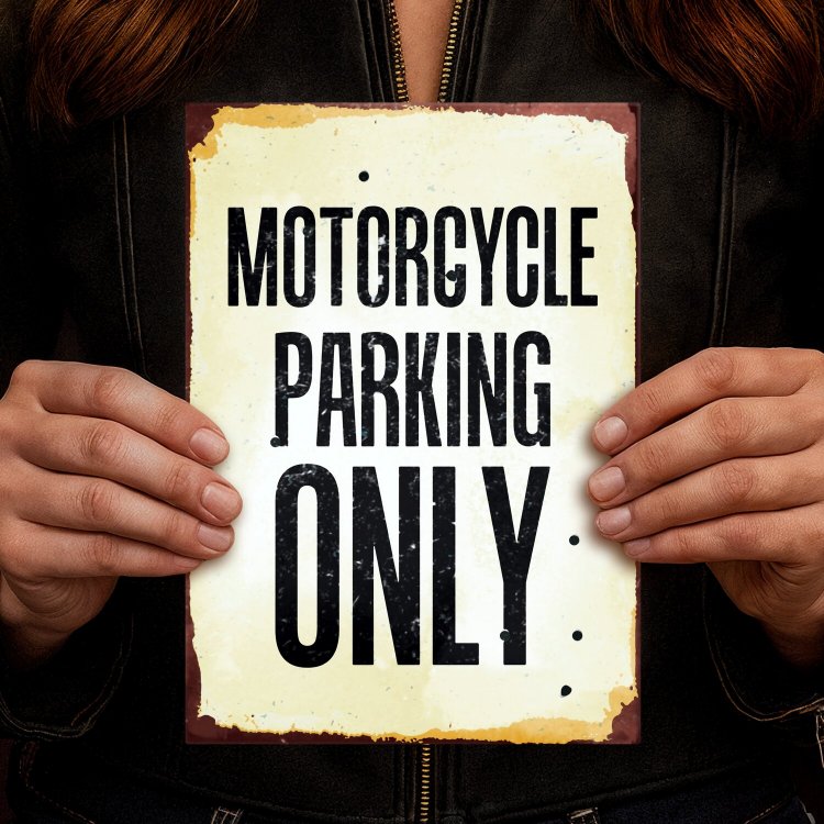 motorcycle parking only