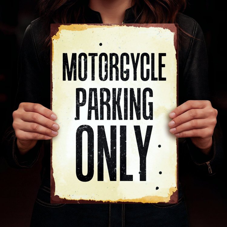 motorcycle parking only