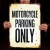 motorcycle parking only