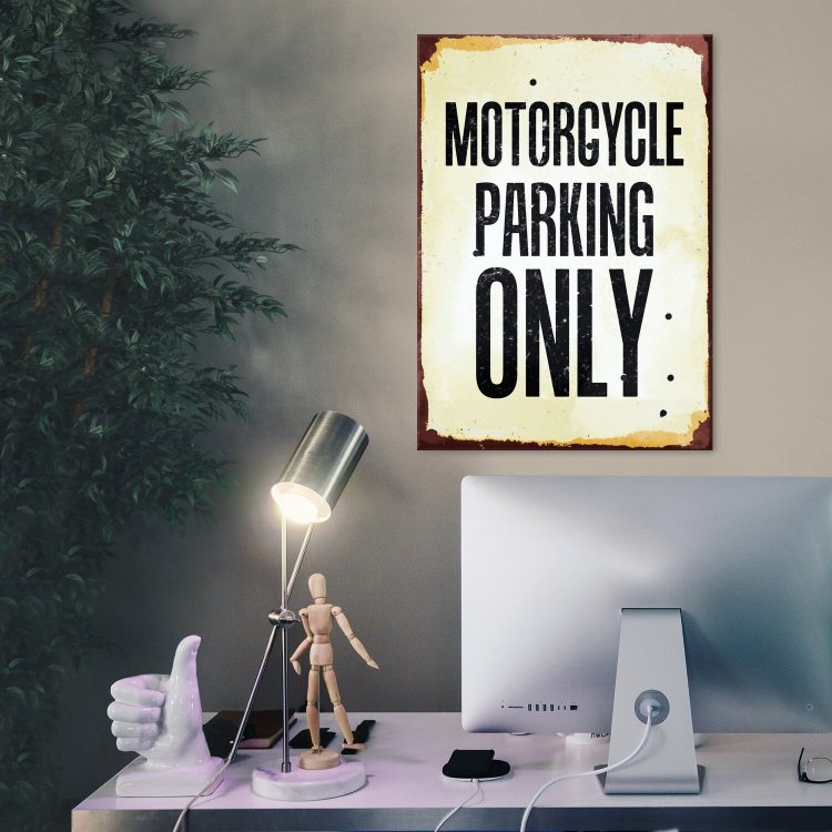 motorcycle parking only