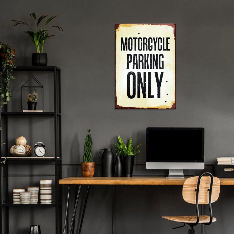 motorcycle parking only