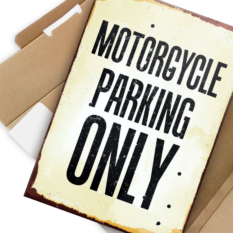 motorcycle parking only