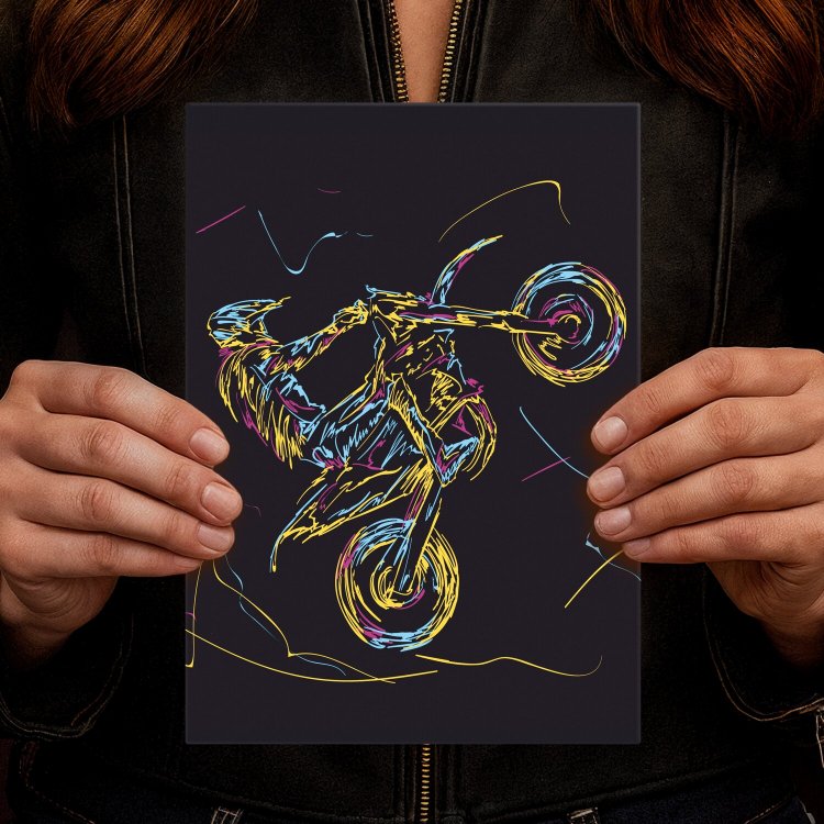 Motorbike abstract
