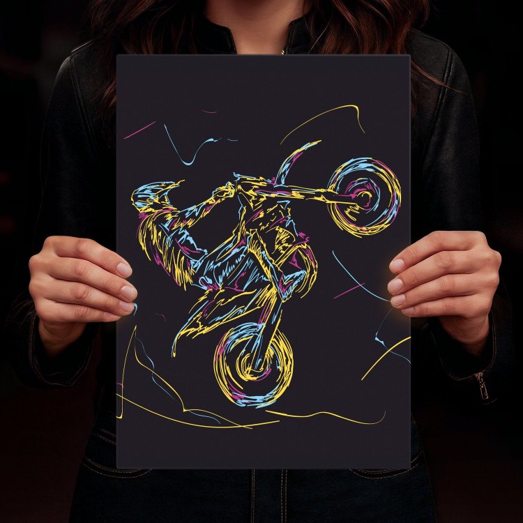 Motorbike abstract