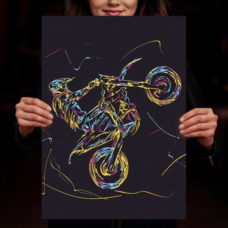 Motorbike abstract