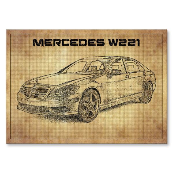 mercedes w221 front