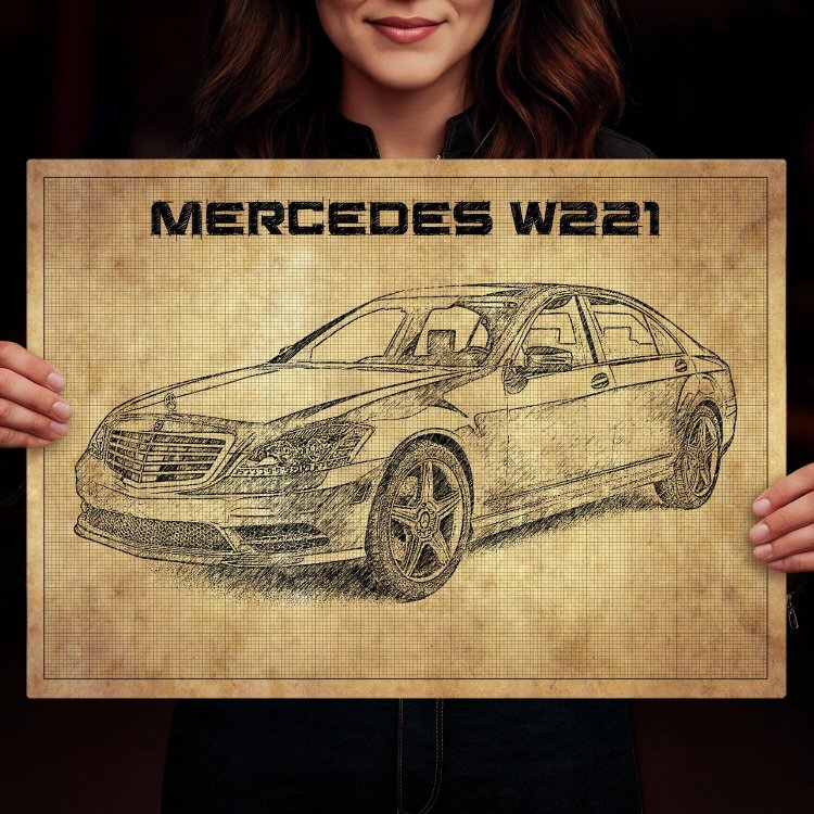 mercedes w221 front
